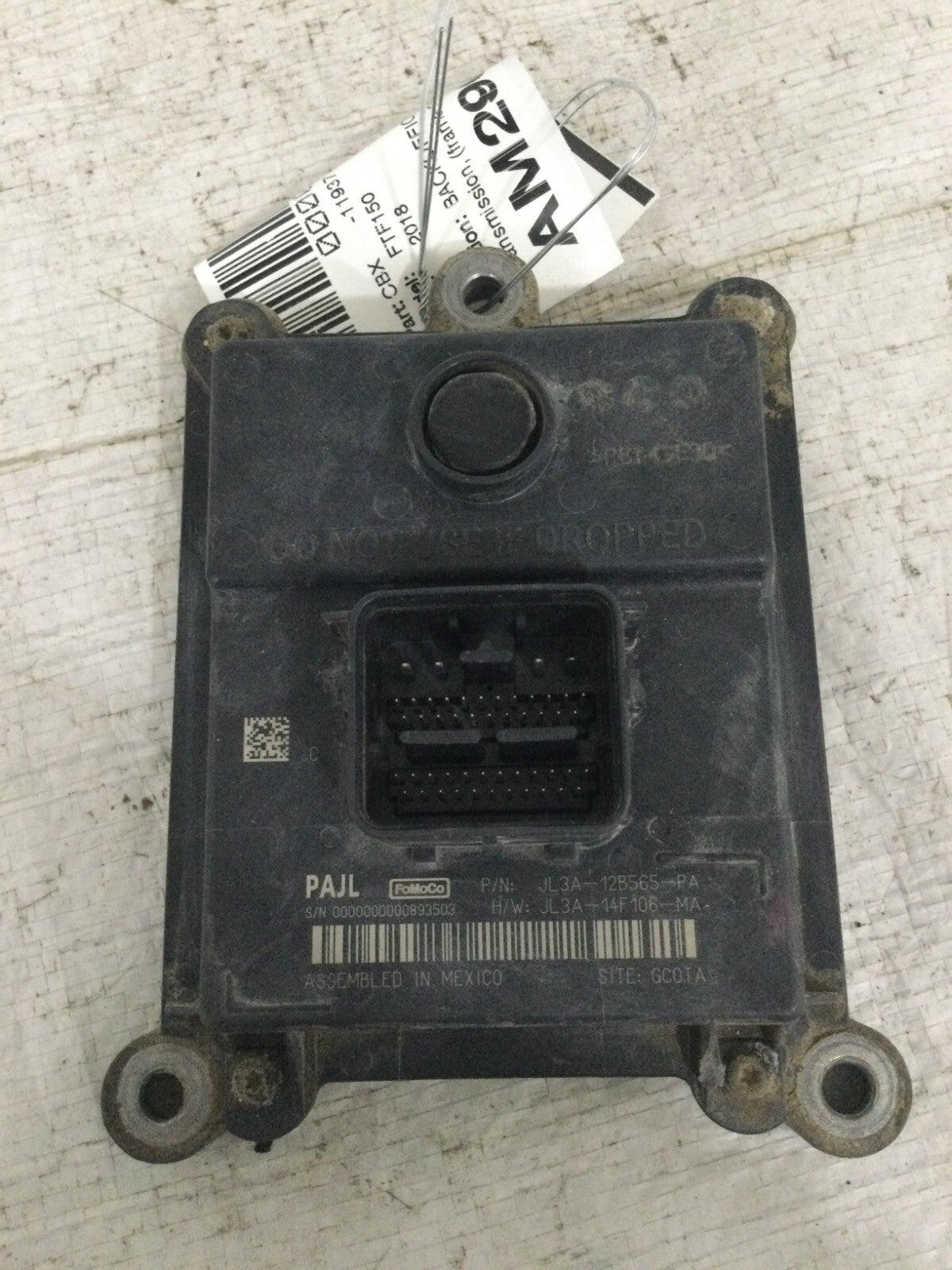 2018 Ford F-150 Transmission Control Module OEM JL3A-12B565-PA