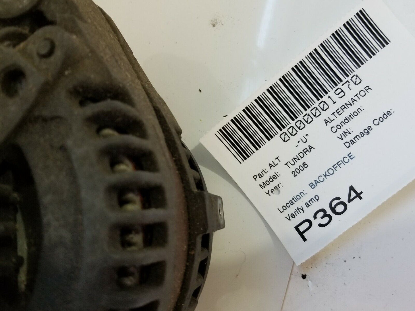 2004-2006 Toyota Tundra Alternator Motor 27060-0F040 OEM