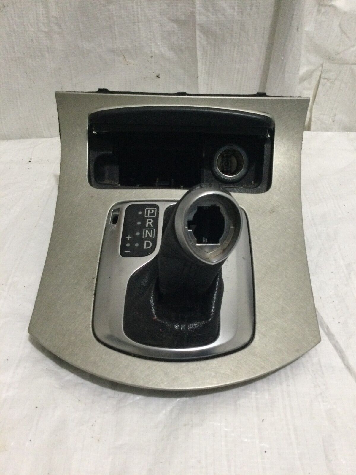 2007-2008 Infiniti G35 A/T Center Console Shifter Bezel Trim Boot OEM