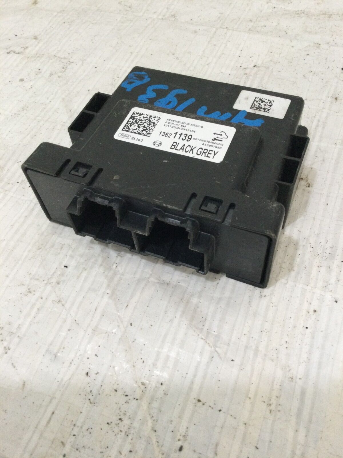 2018 Chevrolet Silverado 1500 Left Driver Park Assist Control Module - 13521139