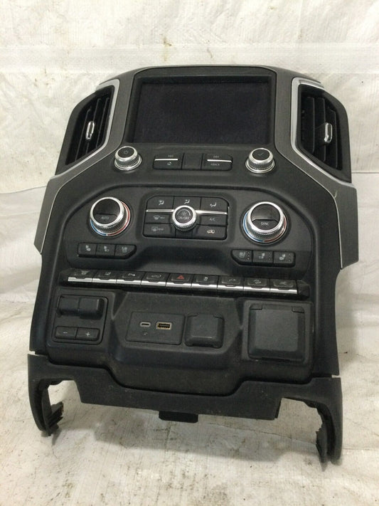 2021 GMC Sierra 3500 HD Denali Radio Display Screen A/C Dual Temp Control Unit