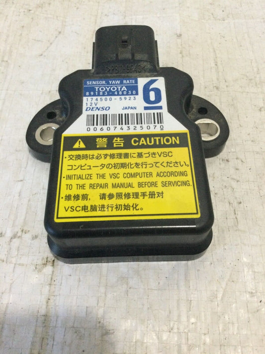 2013 Toyota Corolla Yaw Rate Sensor Control Module  8918348030 OEM