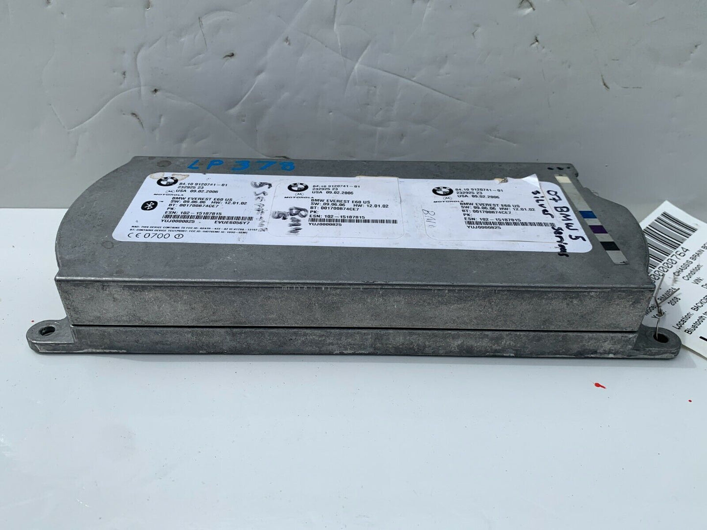 2004-2010 BMW E60 E63 Bluetooth Telematic Control Module TCU1.5 OEM 9120741