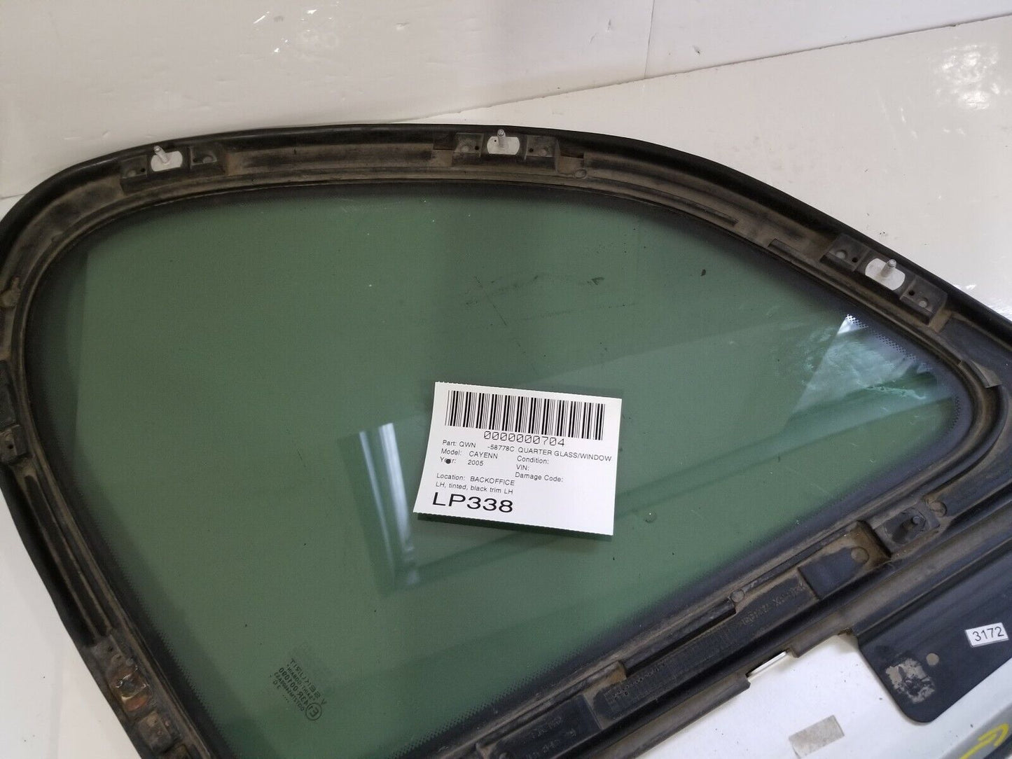 2005 Porsche Cayenne Quarter Window Glass Left Driver Side Tinted OEM LH