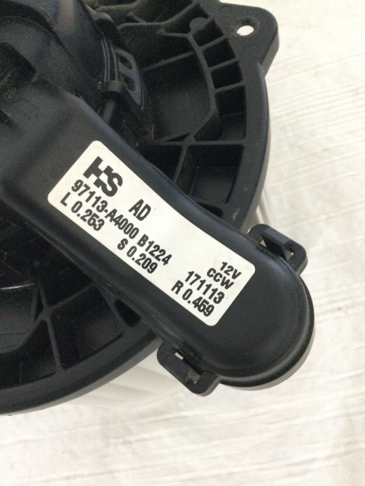 2017-2018 Hyundai Elantra Heater A/C Fan Blower Motor 97113-A4000 OEM