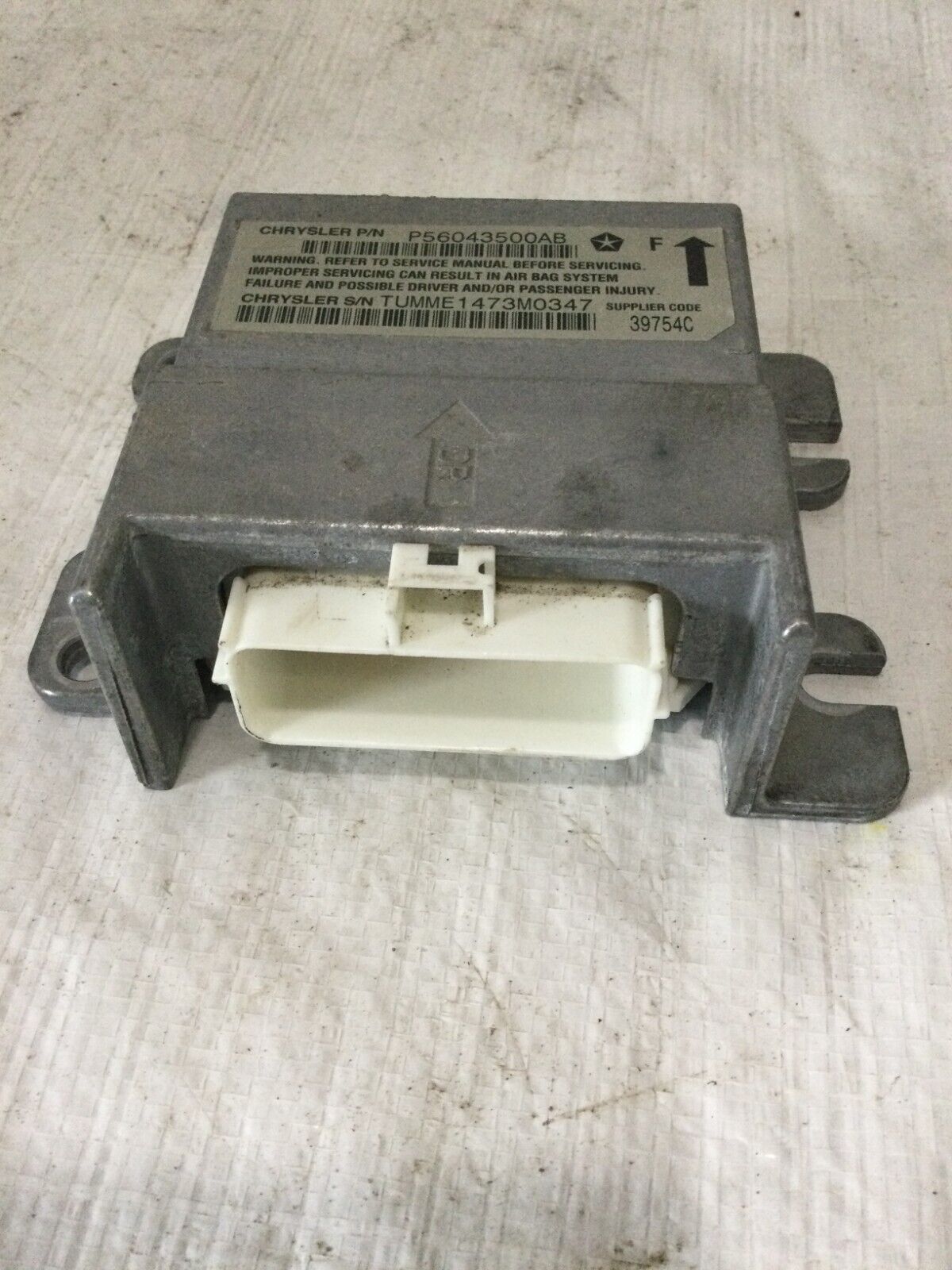 2003 Dodge Ram 1500 OCCUPANT RESTRAINT CONTROL MODULE  56043500AB