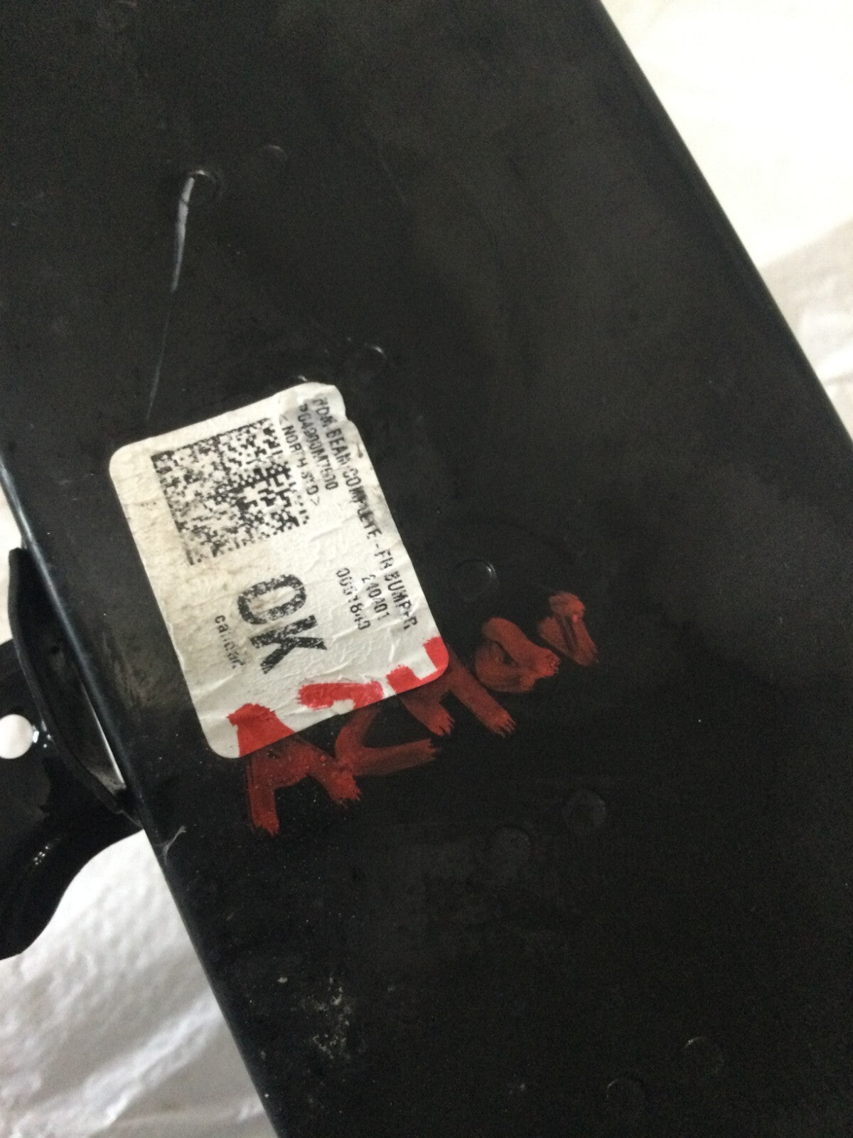 2021 Kia Forte Front Bumper Reinforcement Impact Bar Rebar OEM