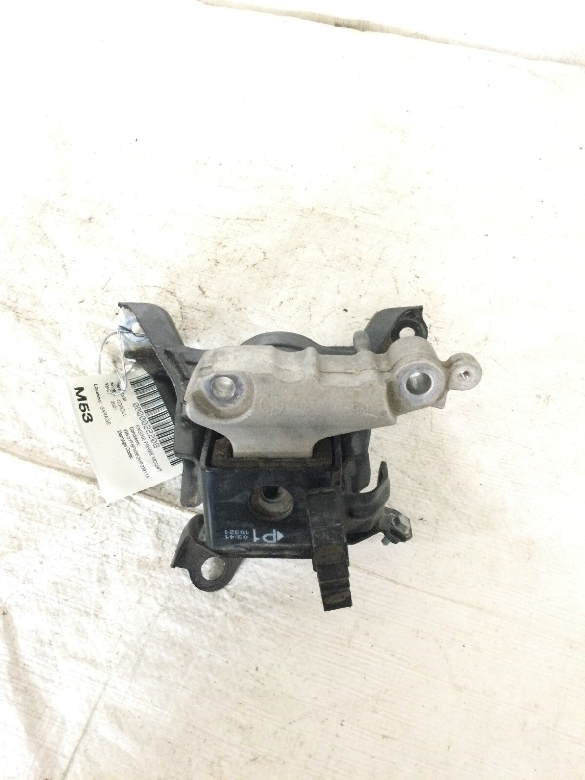 2021 Toyota Corolla Passenger Side Engine Frame Mount OEM