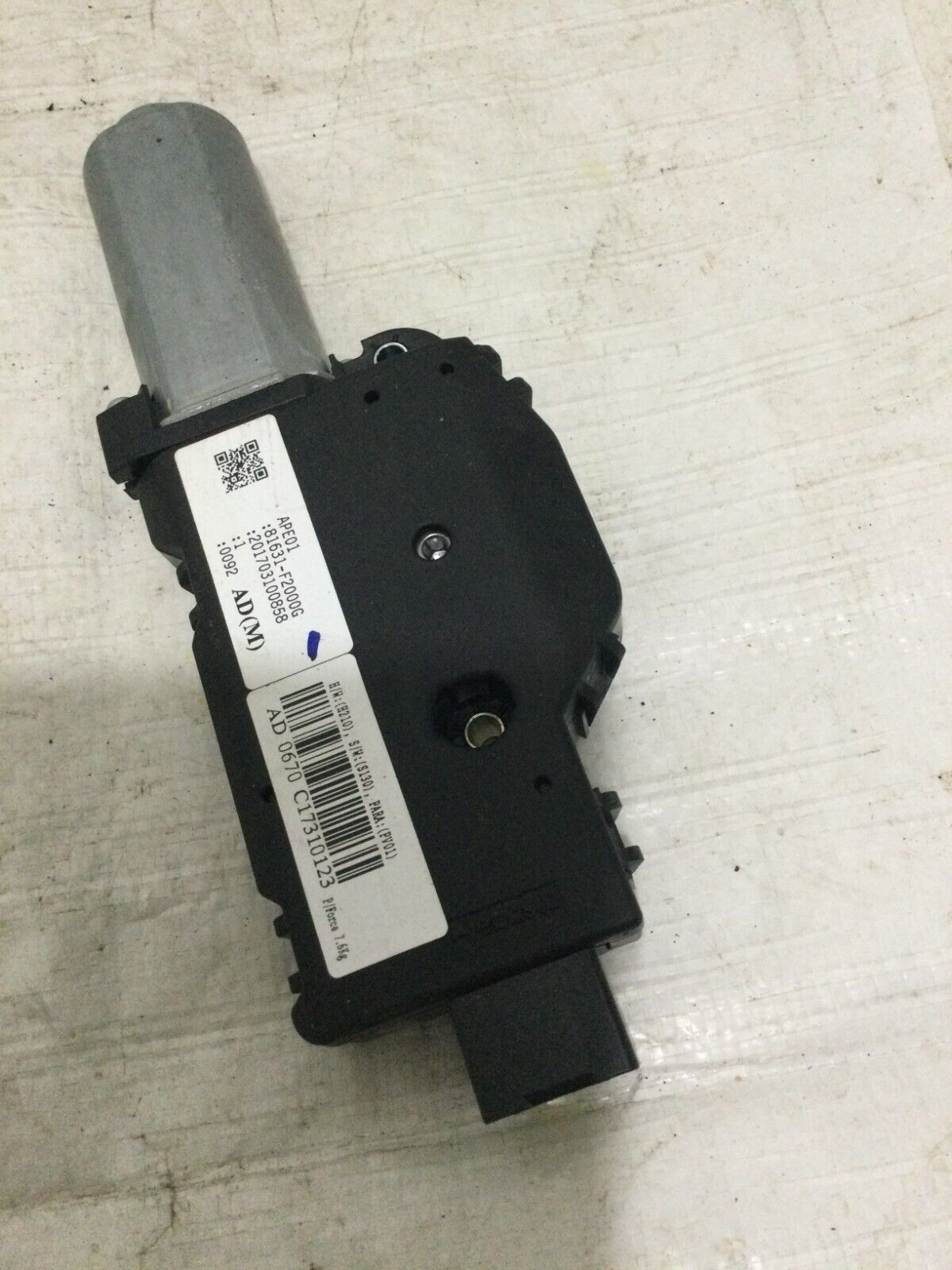 2017-2019 Hyundai Elantra Sedan Sunroof Sun Roof Motor OEM