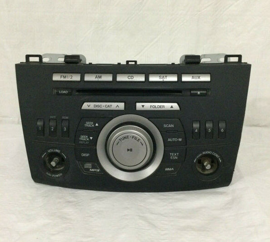 2010 10 Mazda 3 AM FM CD MP3 Radio Receiver BBM266AR0A OEM 