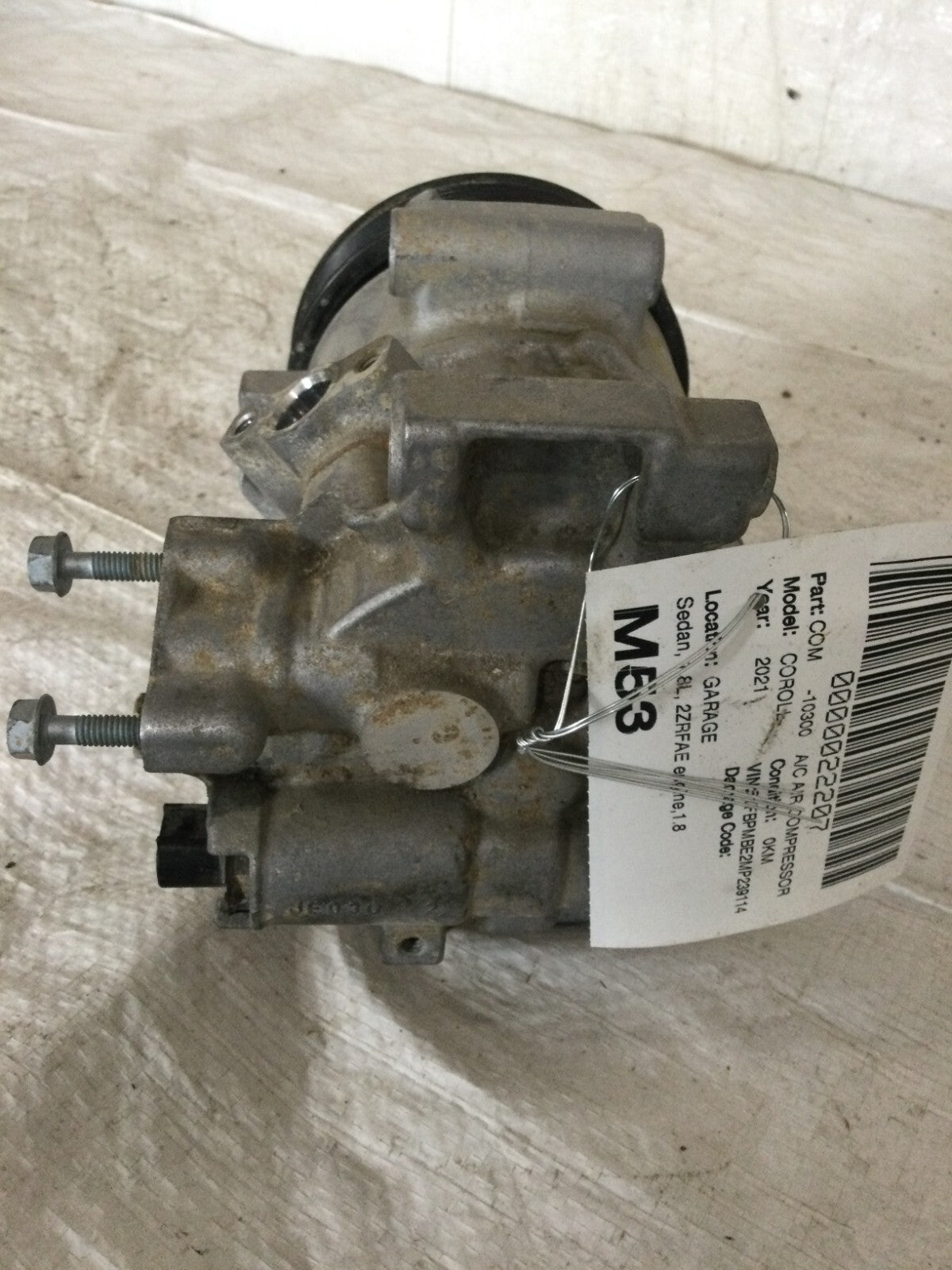 2021 Toyota Corolla A/C Compressor OEM CG447250-4100
