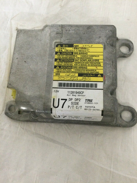 2009-2010 Toyota Corolla SRS Occupant Restraint Control Module 89170-02760 OEM