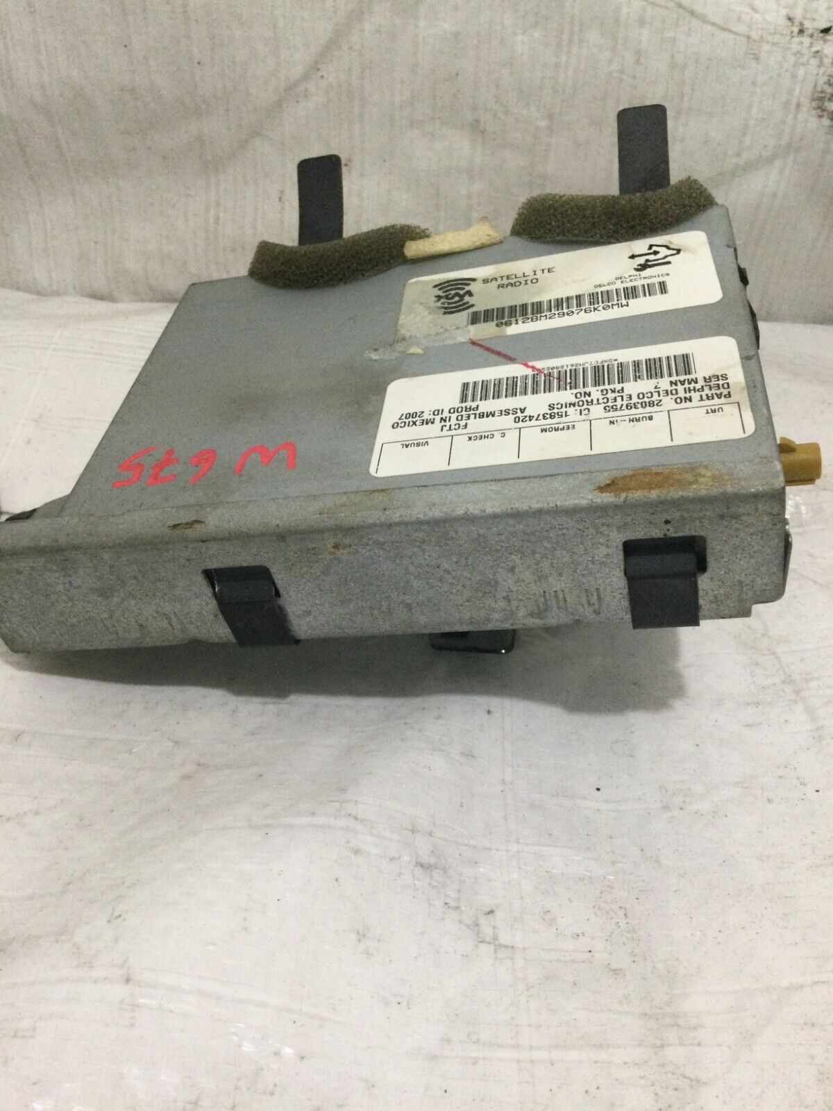 2006-2010 Hummer H3 SatelIite Radio Control Receiver Module OEM  28039755