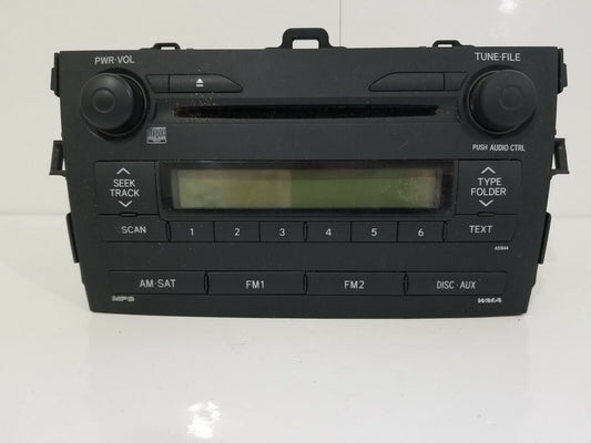 2009-2010 Toyota Corolla AM FM Radio CD Player OEM 86120-02750