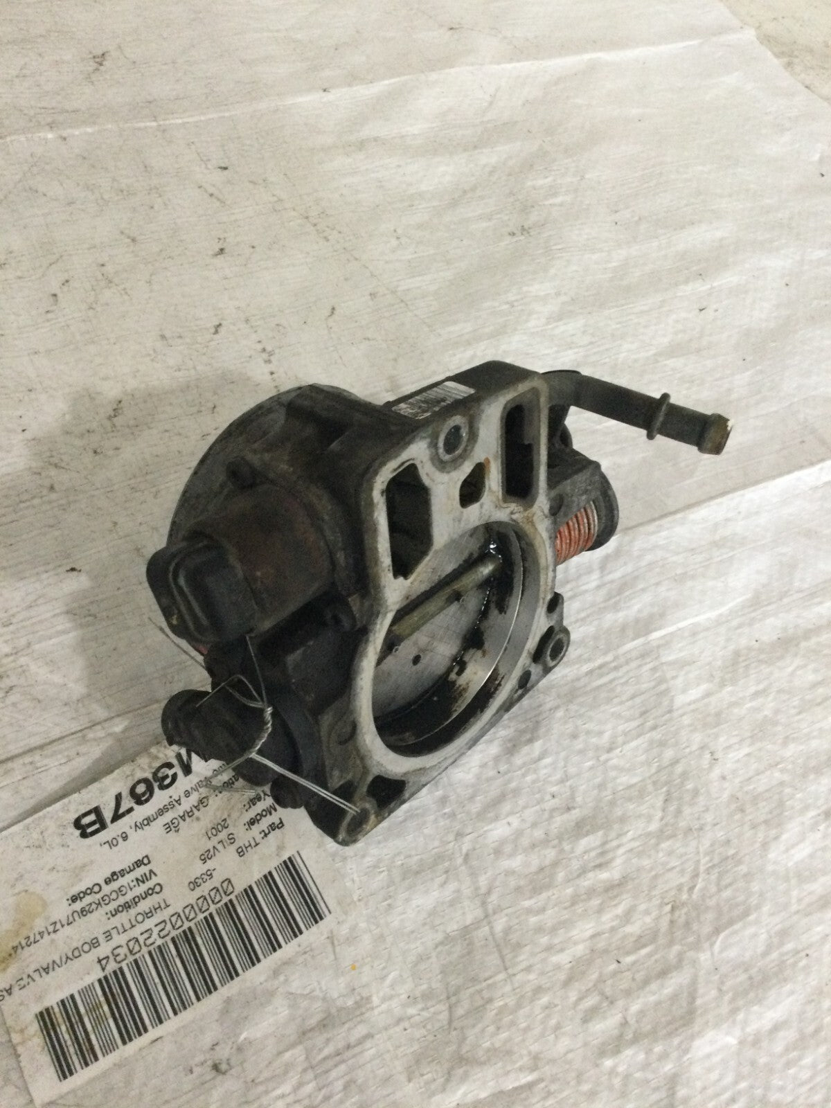 2001 Chevrolet Silverado 1500 Throttle Body Valve Assembly OEM