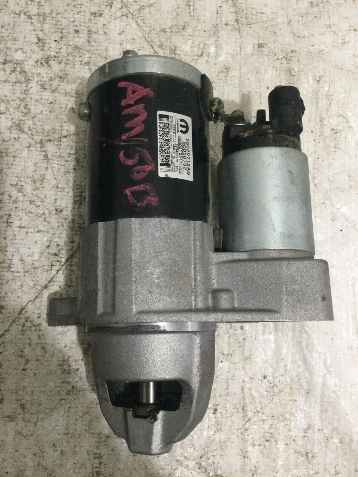 2017-2019 Jeep Compass Engine Starter Motor OEM  OEM 56029712AB