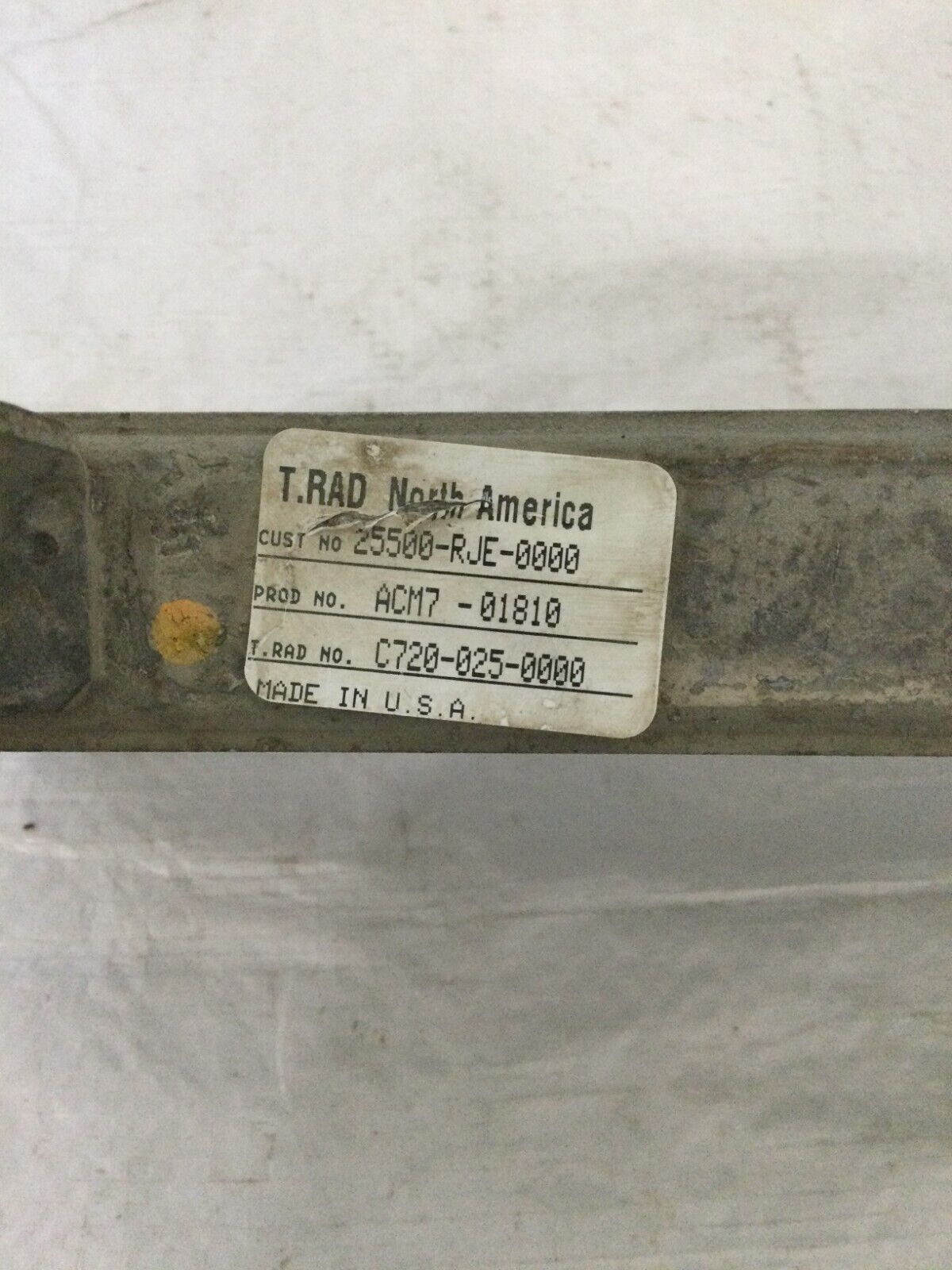 2007-2009 Honda Ridgeline Transmission Oil Cooler 25500RJE000 OEM