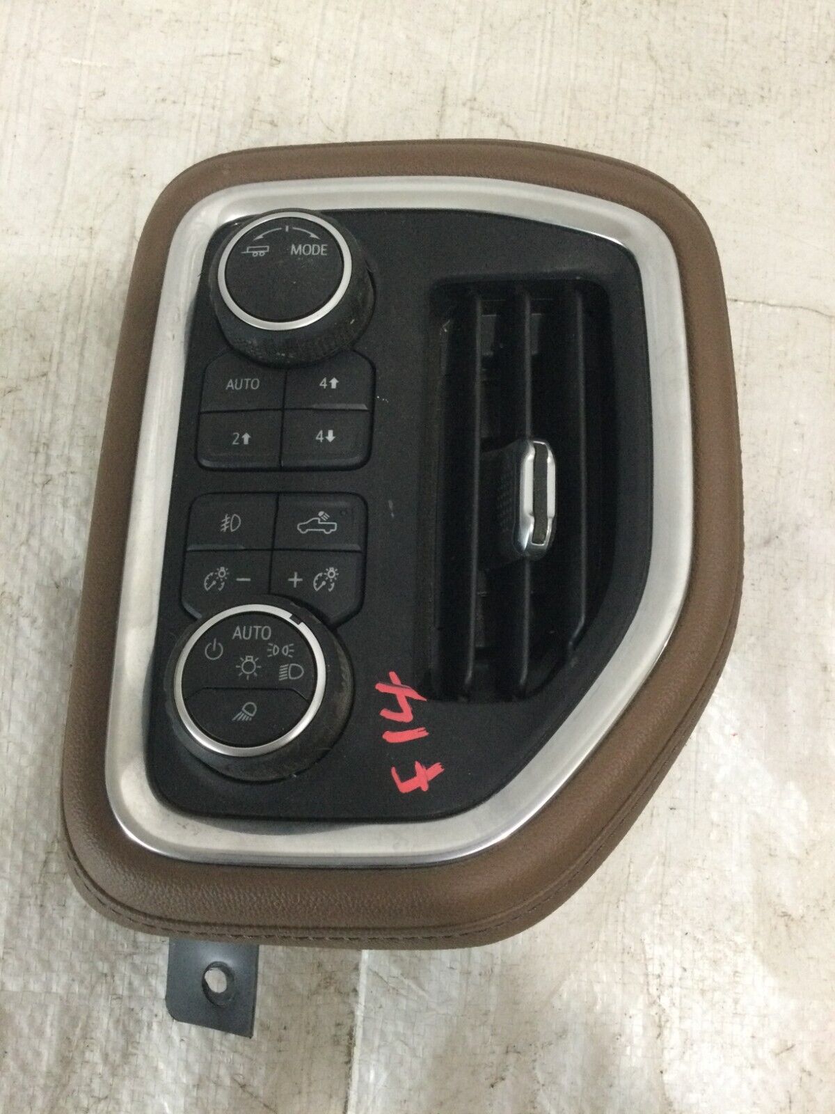 2019-2023 Chevrolet Silverado 1500 Hedlight Transfer Swith W/ Trim 84266585 OEM