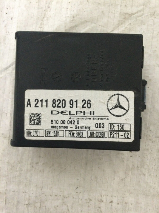 2004 Mercedes Benz S430 Theft Locking Control Module 2118209126 OEM