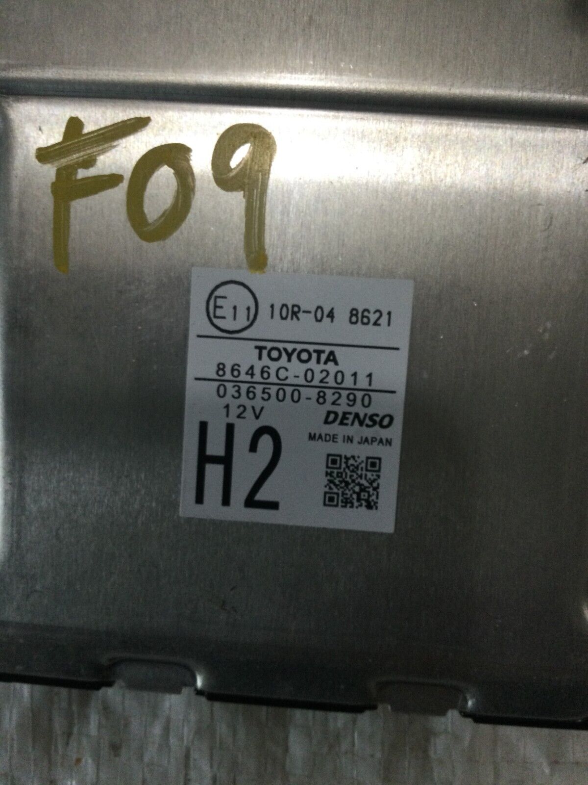 2017-2019 Toyota Corolla Front Windshield Lane Departure Camera 8646C-02011 OEM