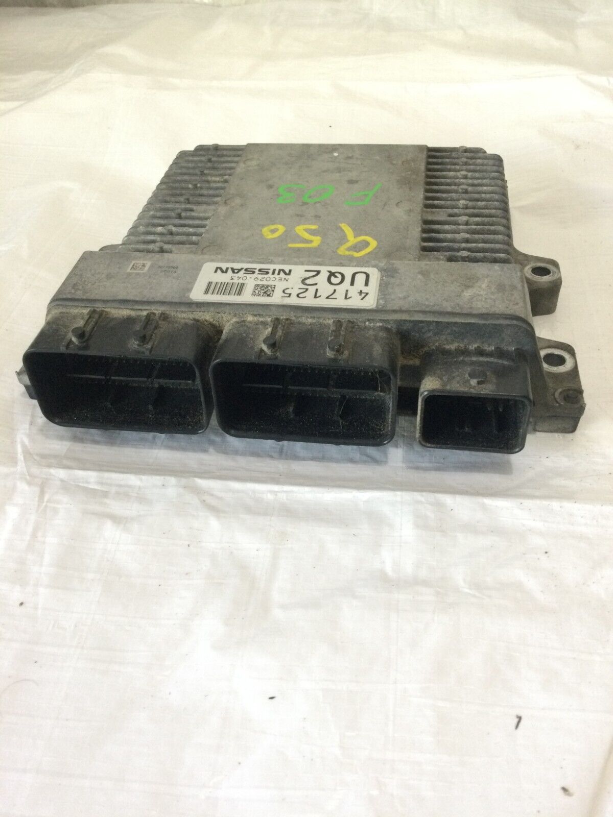 2017 Infiniti Q50 ECM Engine Control Module 417125 UQ2