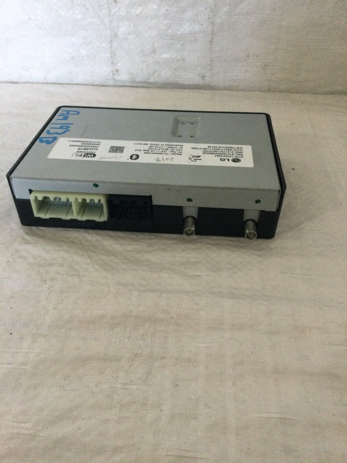 2018 Chevrolet Silverado 1500 Bluetooth Receiver Wifi Control Module 84293872 
