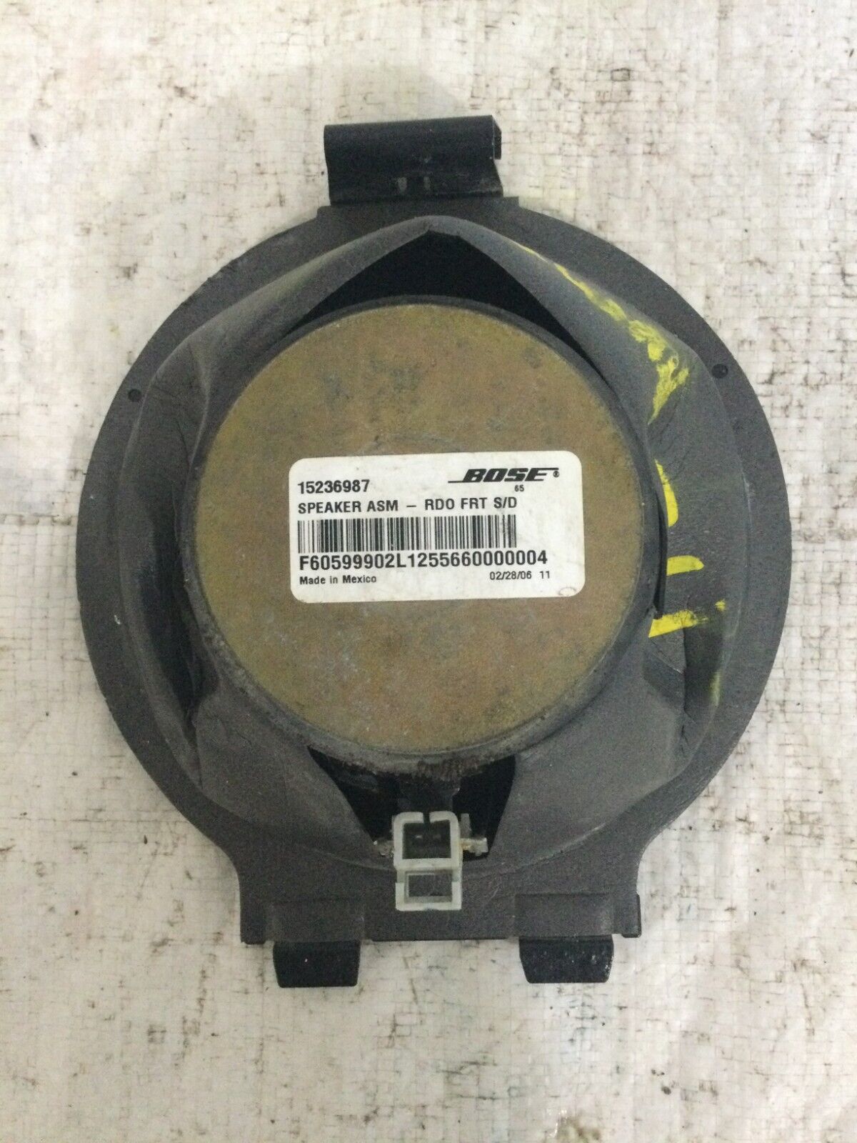 2005-2007 Hummer H2 Front Door Speaker OEM 15236987