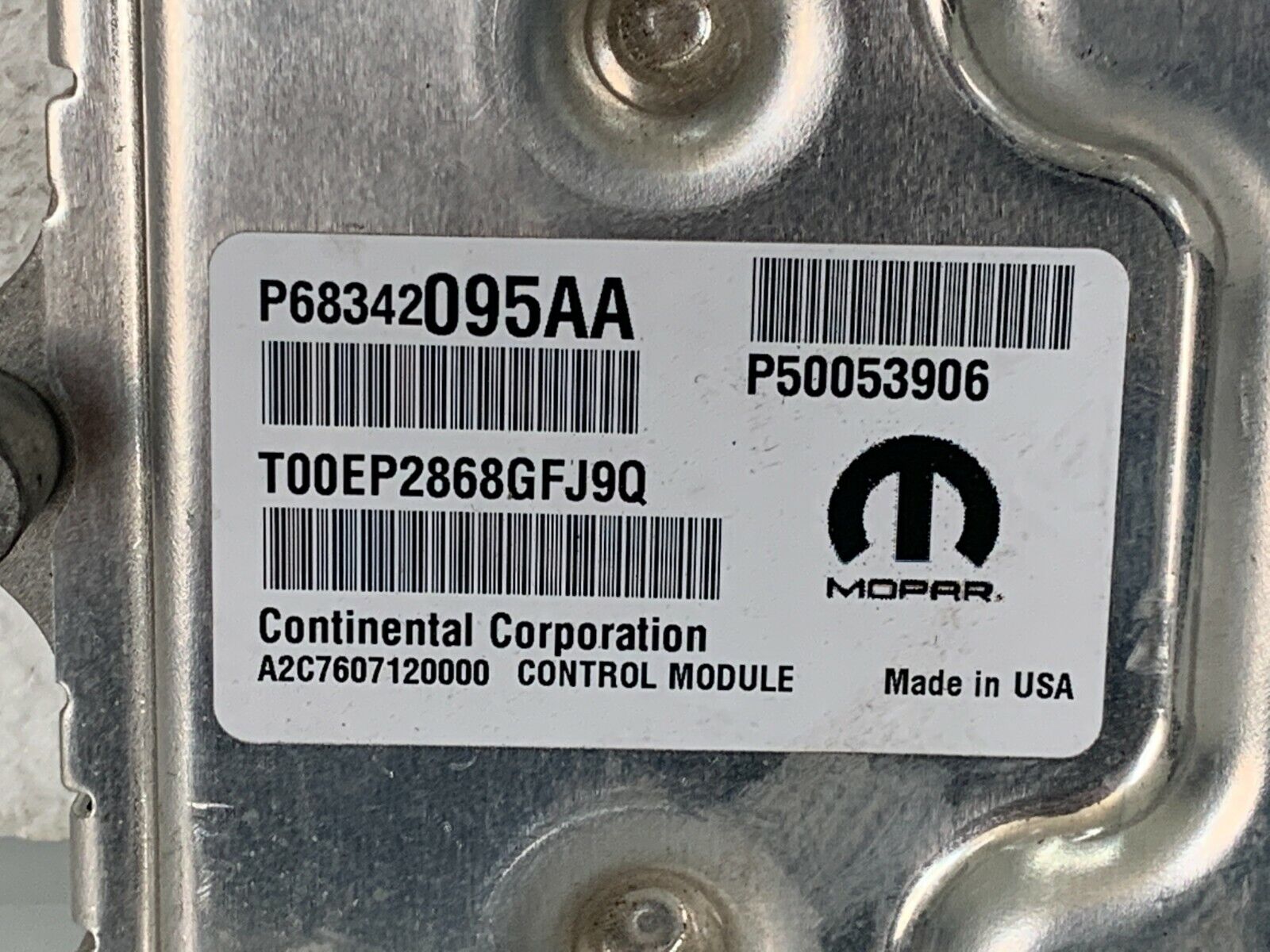 2018-2021 Jeep Compass Computer Brain Engine EBX ECU ECM Module 68342095AA OEM
