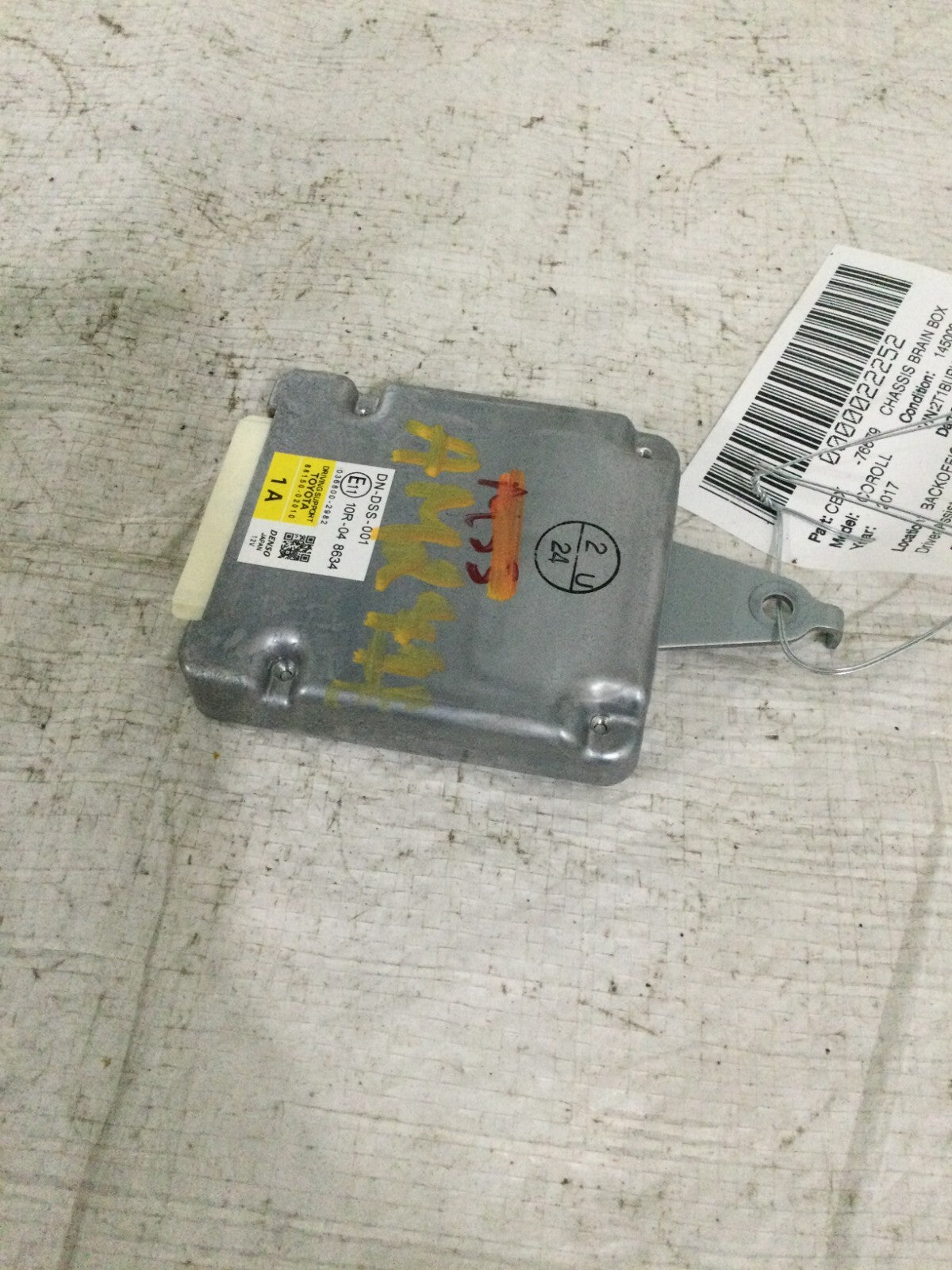 2017 Toyota Corolla Driver Assist Support Control Module 88150-02010 OEM