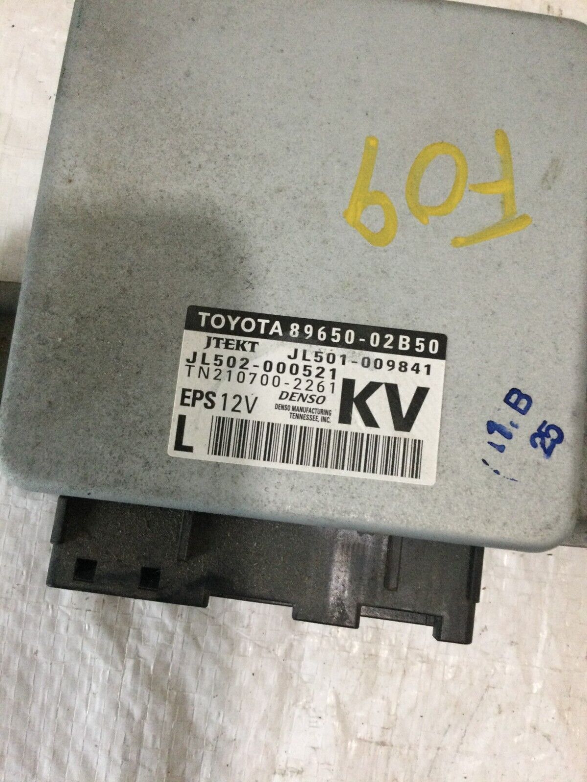 2017-2018 Toyota Corolla Power Steering control Module 89650-02B50 OEM