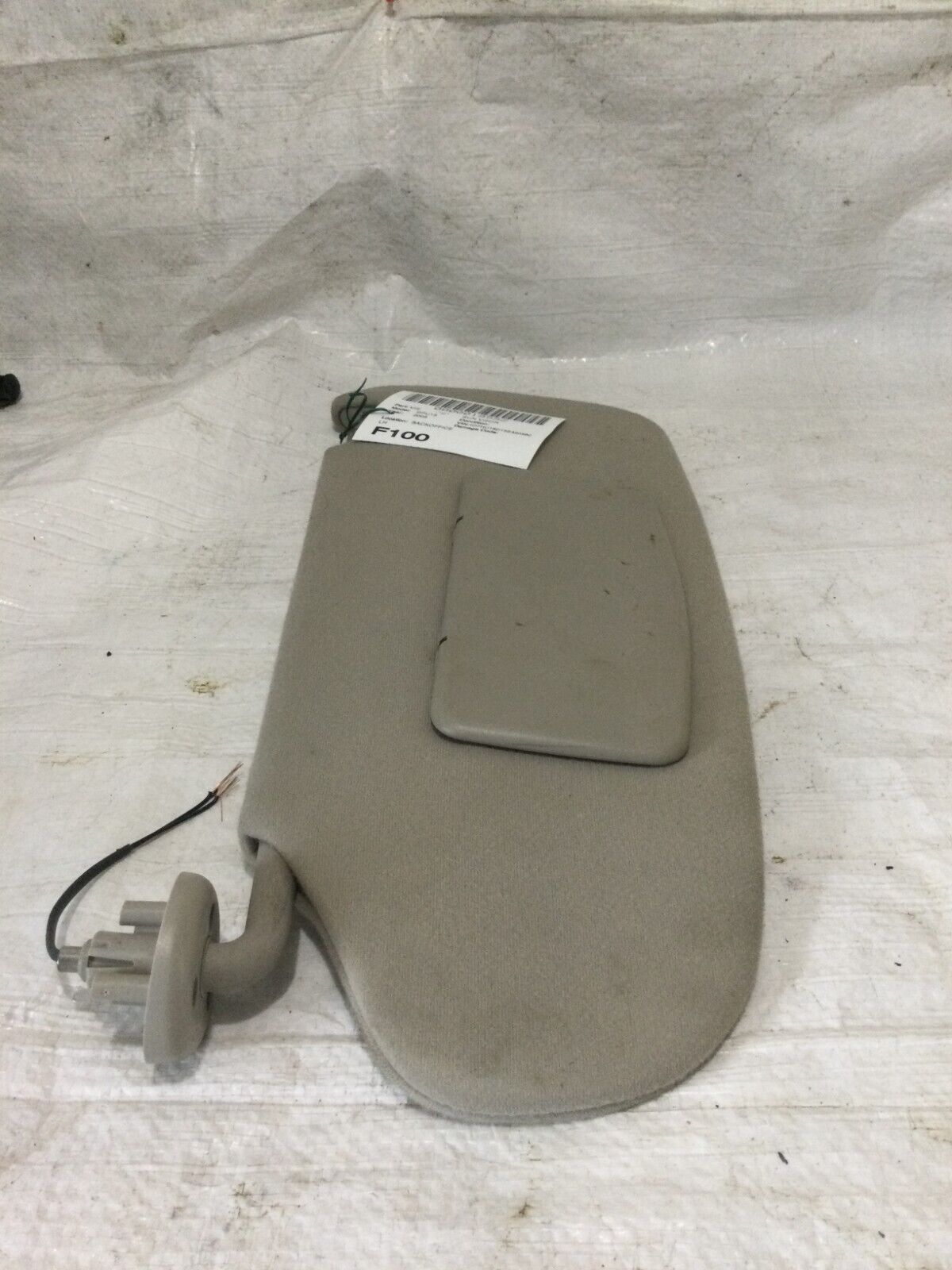 2002-2008 Dodge Ram Left Sun Visor OEM Driver Shade W/ Lighted Mirror