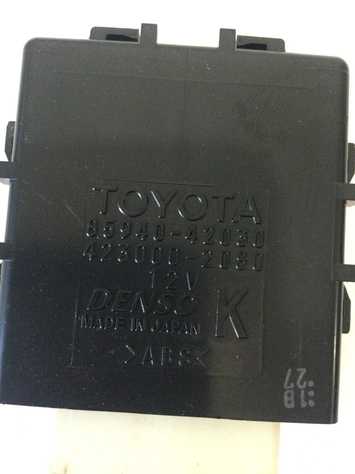 2018 Toyota Rav4 Wiper Relay Control Unit Module 85940-42030 OEM