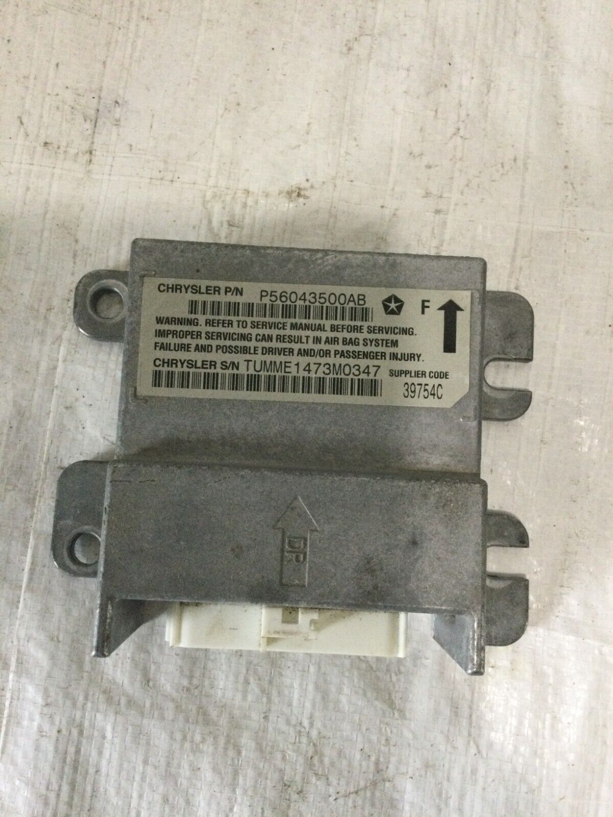 2003 Dodge Ram 1500 OCCUPANT RESTRAINT CONTROL MODULE  56043500AB