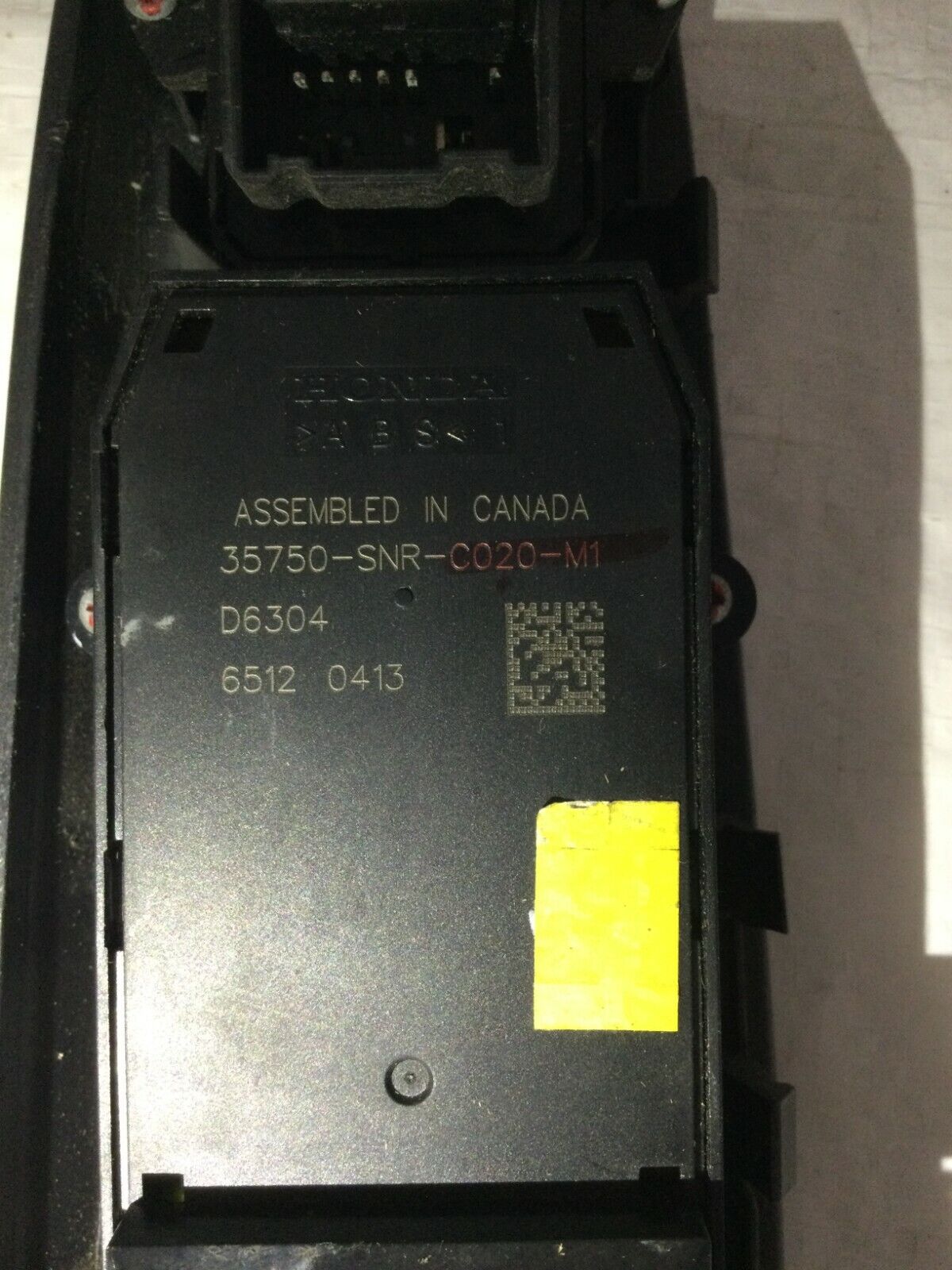 2006-2011 Acura CSX Front Left Master Power Window Switch OEM 35750SNRC020M1