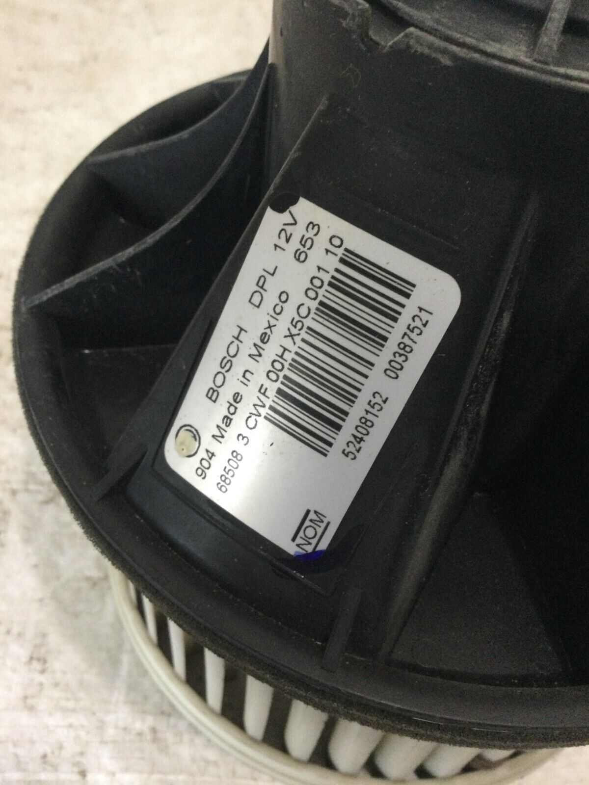 2007  Gmc Sierra 1500  Blower Motor 52408152 OEM