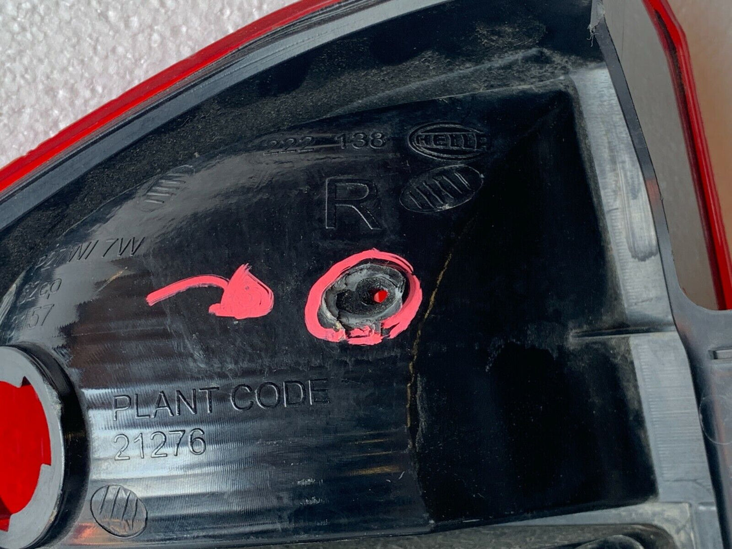 2007-2010 Jeep Compass Tail Light Lamp Rear Right Passenger Side OEM RH