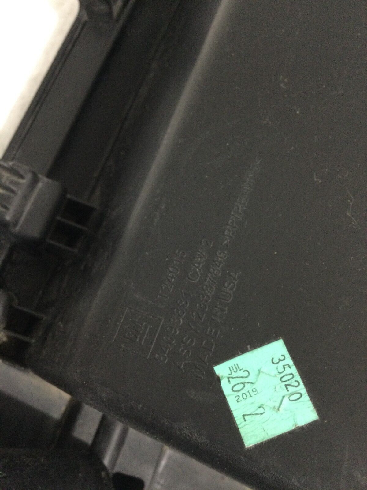 2019-2022 GMC Sierra 1500 Lower Dash Storage Compartment Glove Box OEM