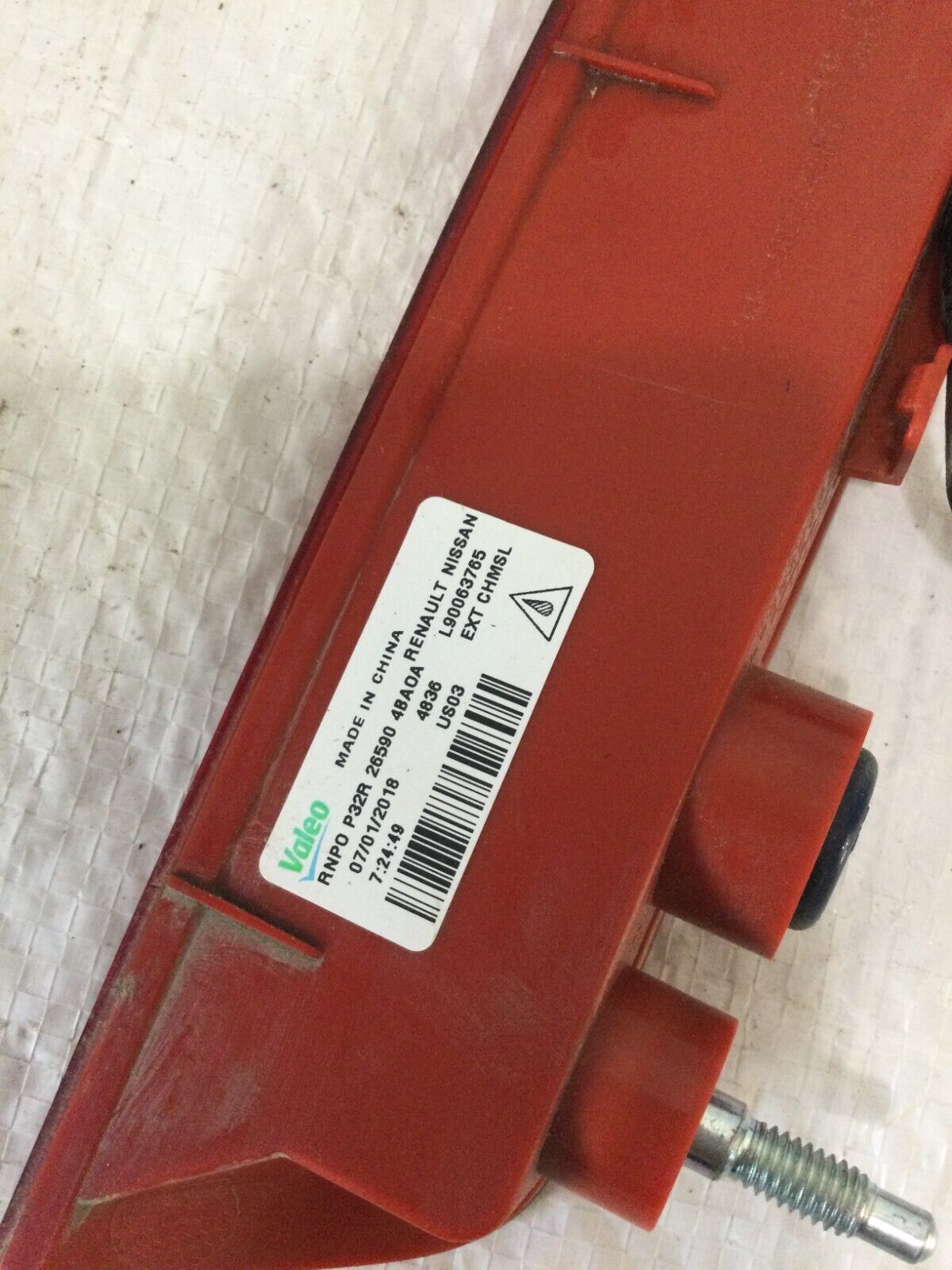 2018 Nissan Rogue Rear High Mount Third Brake Light Lamp OEM 26590 4BA0A