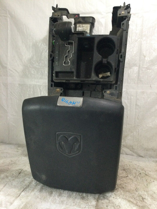 2011 Dodge Ram 1500 Front Console Lid Arm Rest W/Floor Shifter OEM ( Tab Damage)