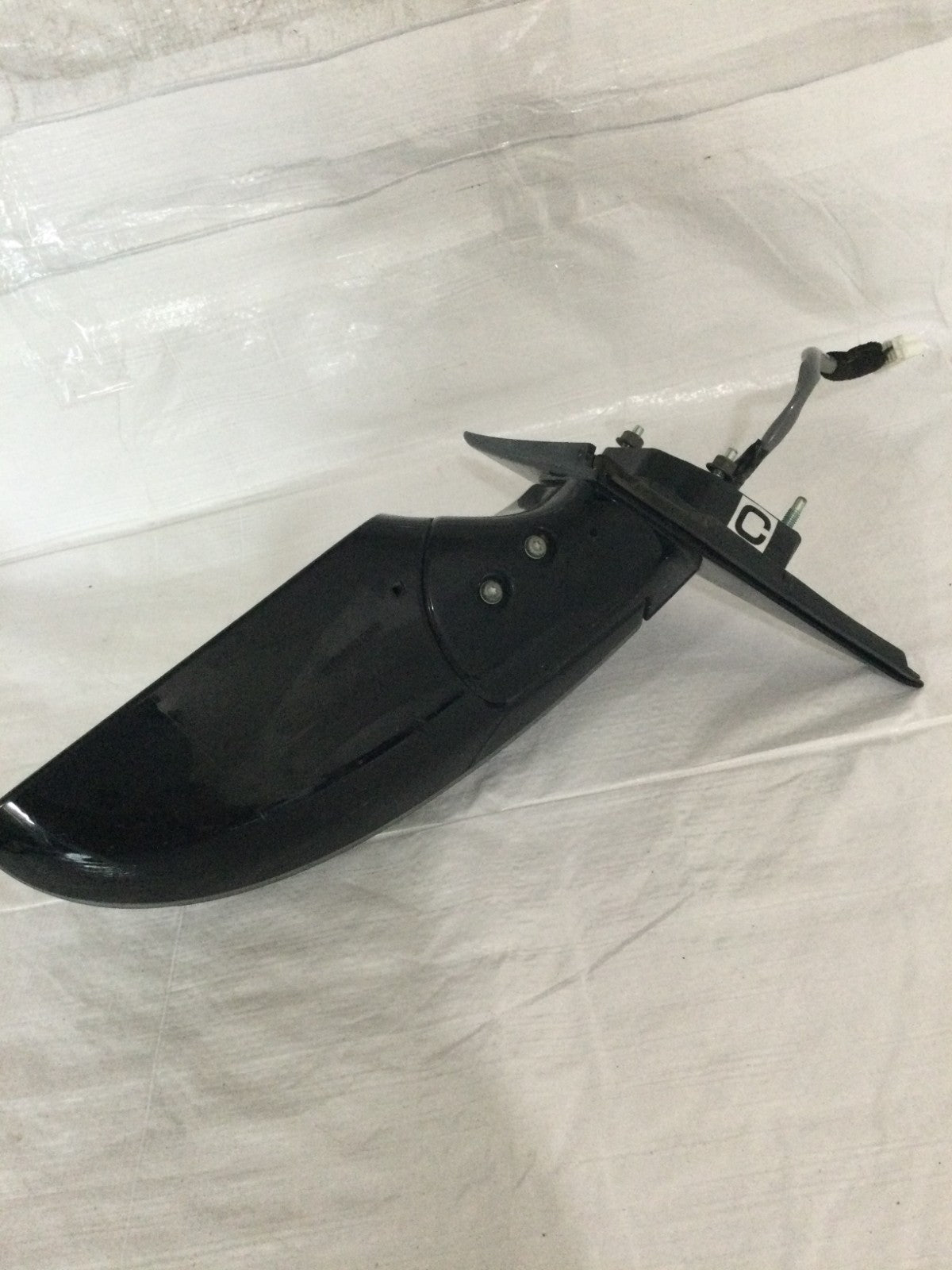 2003-2005 Infiniti FX35 FX45 LH Left Driver Mirror OEM MURAKAMI 7609 DAMAGED