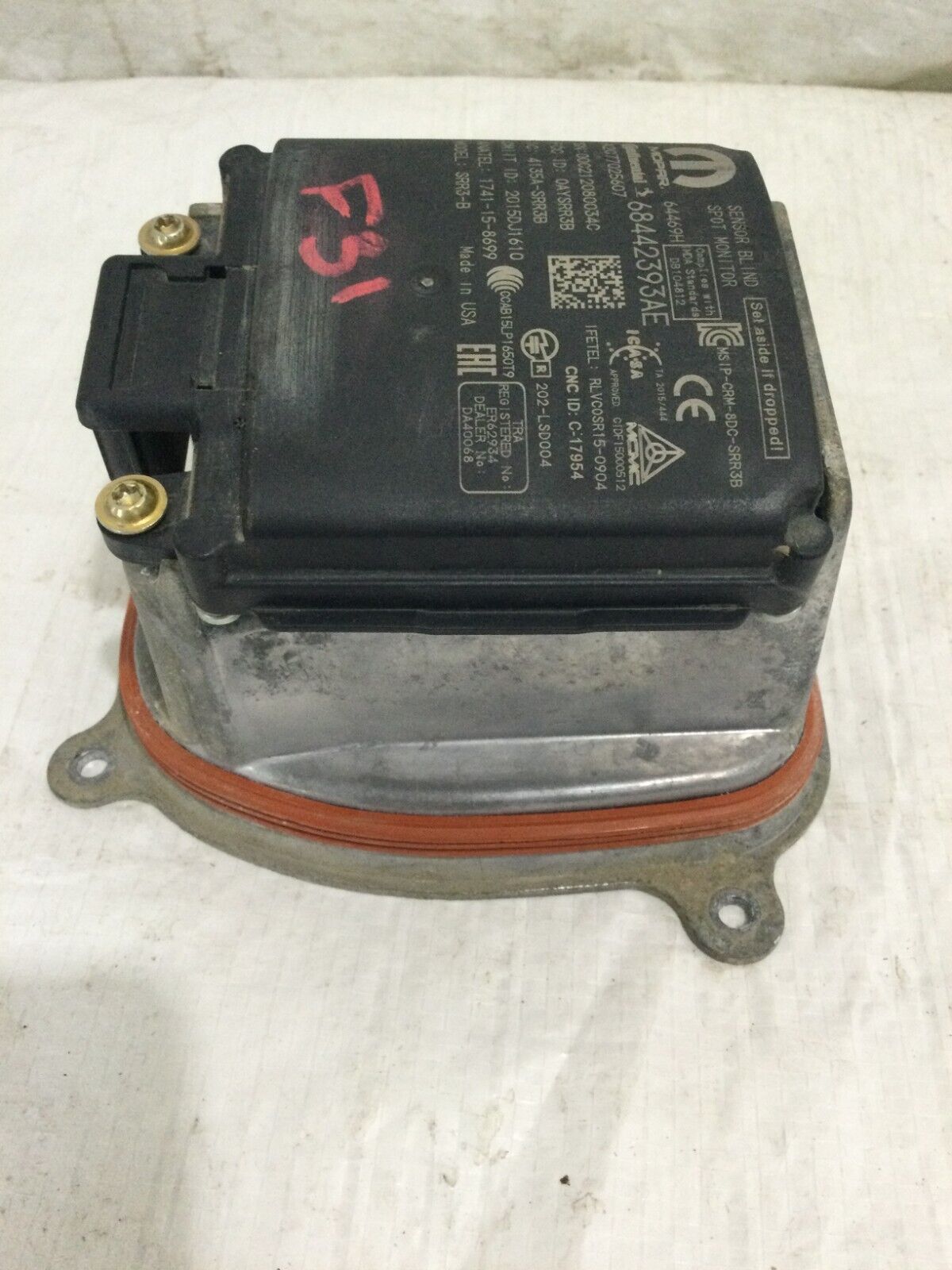 2021 Ram 3500 6.7L Diesel Blind Spot Detection Radar Module OEM 68442393AE