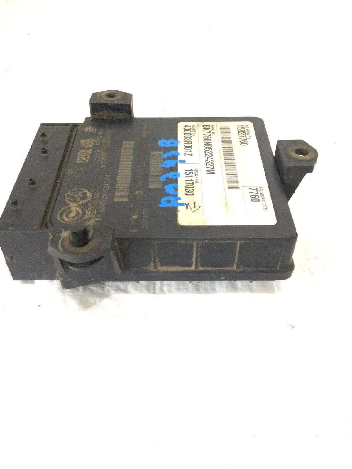 2006-2008 GMC Chevrolet Silverado Sierra LBZ Duramax Allison A40 TCM 15827760