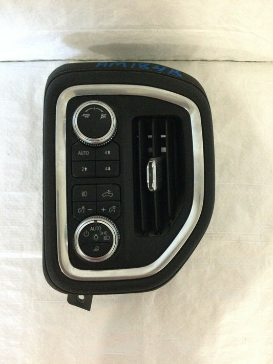 2019 GMC Sierra 1500 Headlight Fog Light 4WD Switch W/ Trim Pad Air Vent OEM