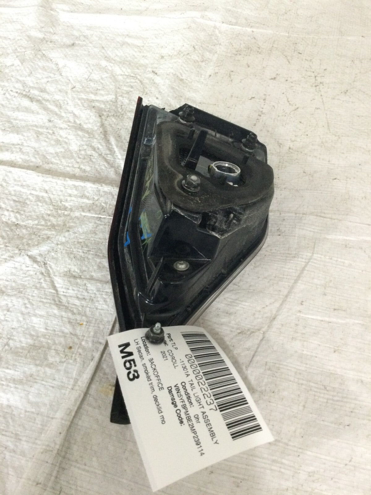 2021 Toyota Corolla Left Drivers Side Tail Light OEM MARKED DAMAGE