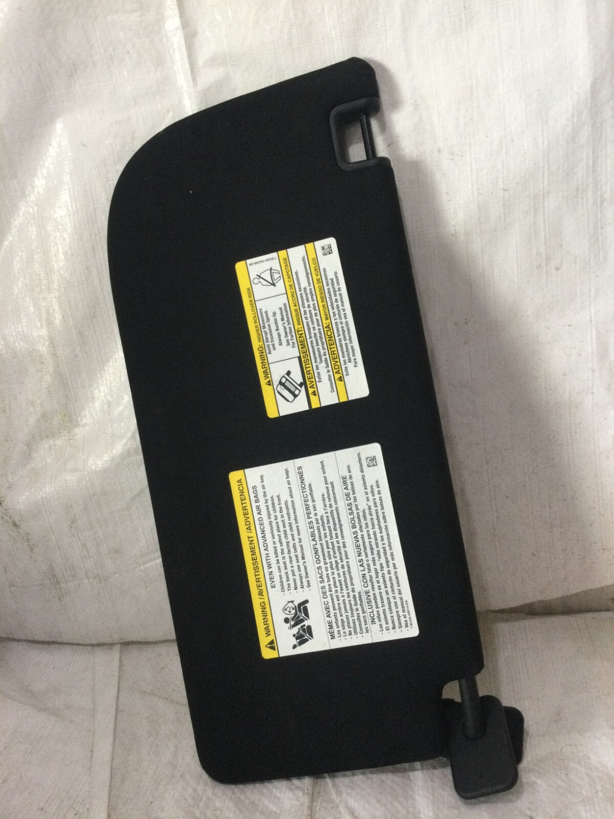 2019 Ford F-150 F150 Left Crew Cab Sunvisor Black OEM LH