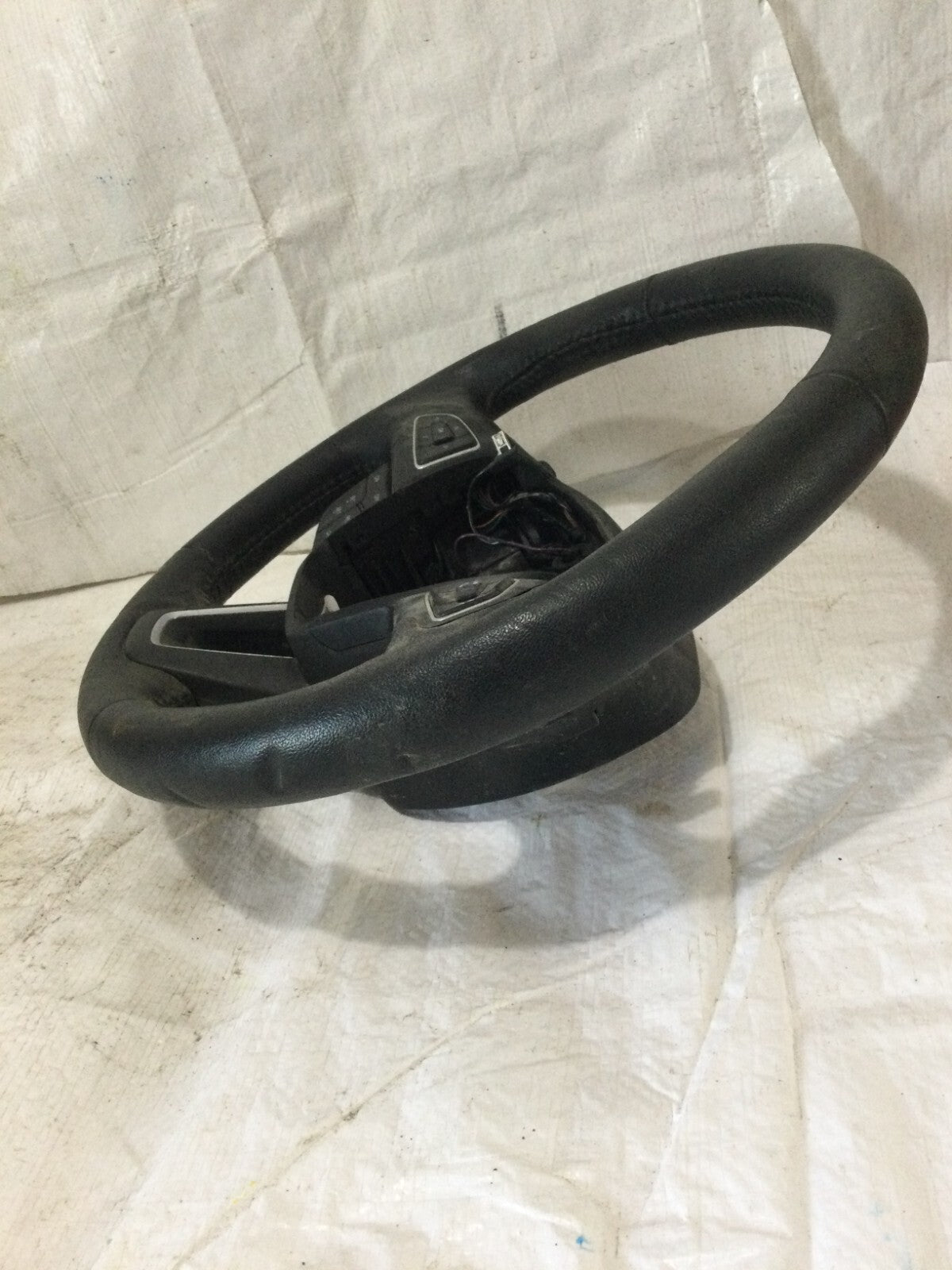 2017-2019 Ford Escape Steering Wheel Black W/ Shiffter Pad OEM