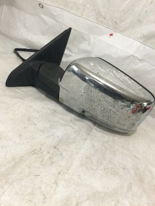 2012 Dodge Ram 1500 Left Driver Side View Chrome Door Mirror OEM