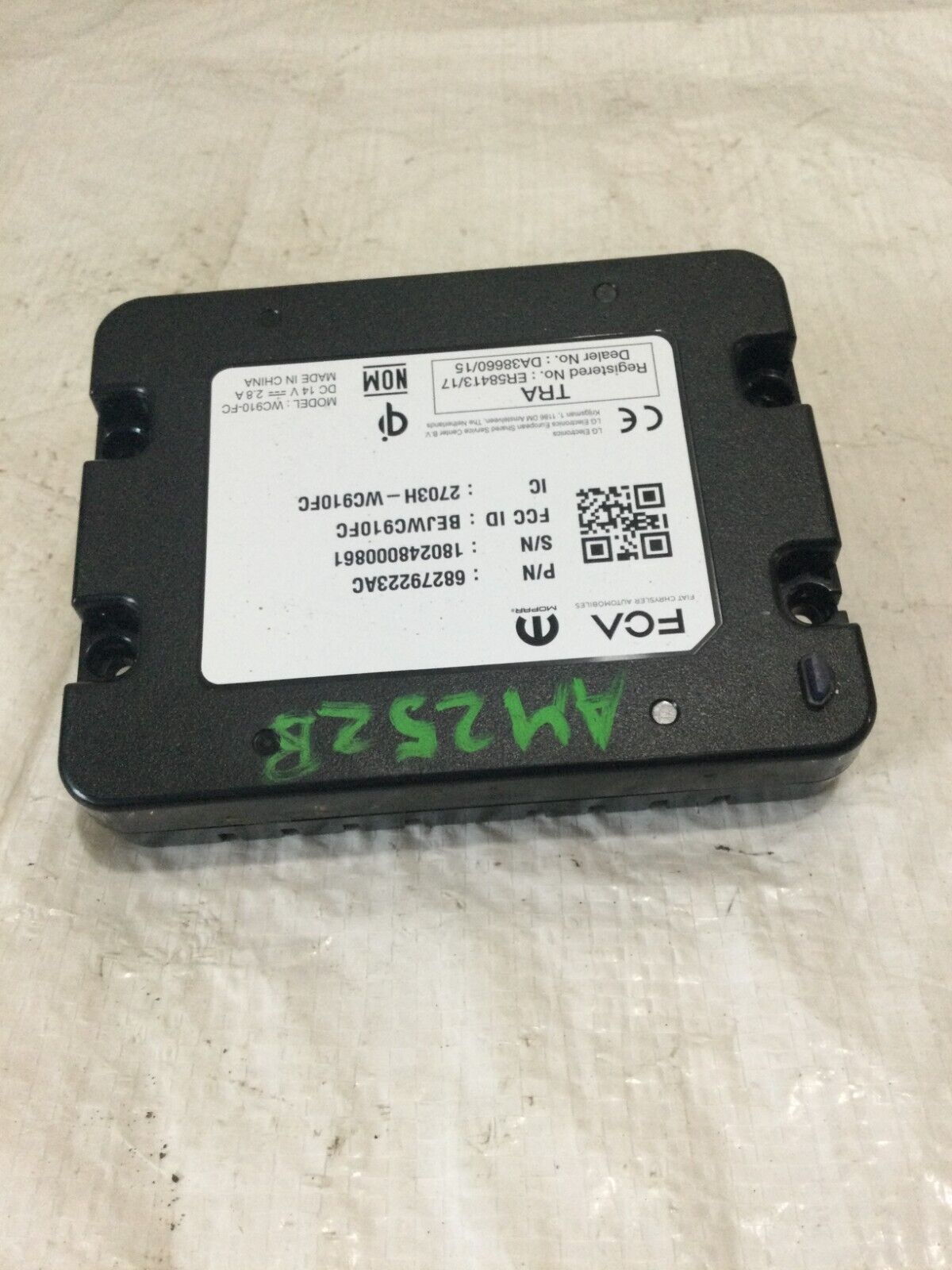2019-2020 Dodge Ram Wireless Charger Device Module 68279223AC OE