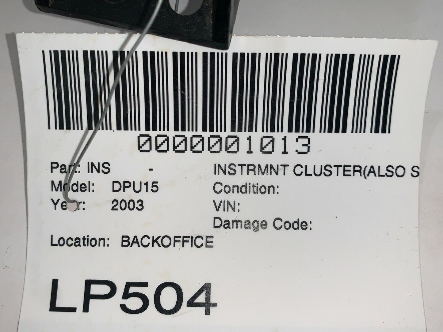 2003 Dodge Ram 1500 Speedometer Instrument Cluster 56045755AB KPH OEM 399K