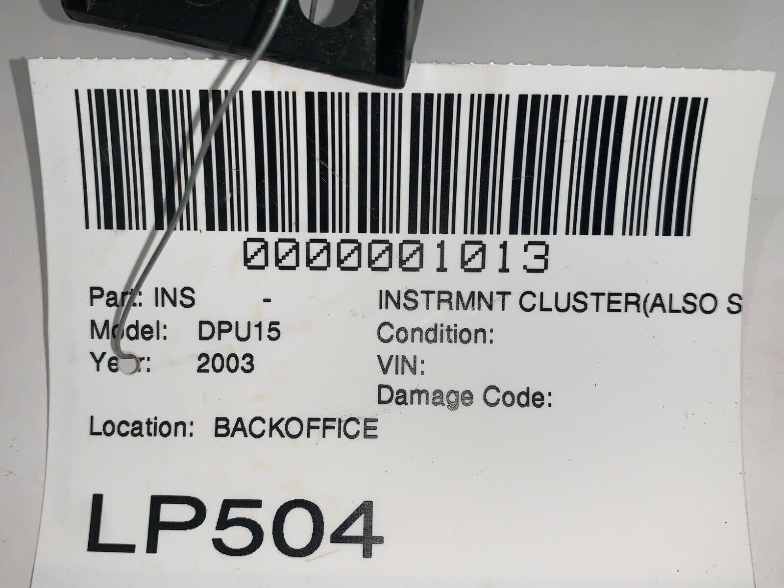 2003 Dodge Ram 1500 Speedometer Instrument Cluster 56045755AB KPH OEM 399K